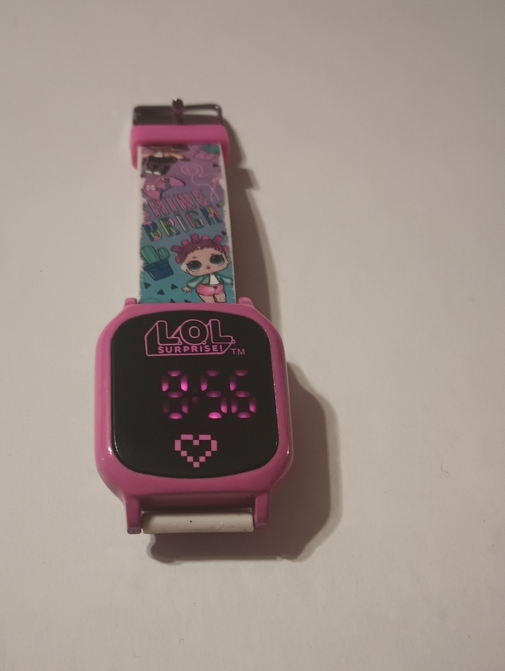 L.O.L. Surprise! Pink Digital Kids Watch with Character Strap